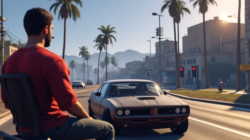 Best Way to Make Money in GTA 5 Online The image shows a player's character in GTA 5 Online surrounded by cash, illustrating the best ways to make money.