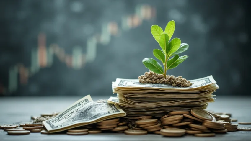 The image shows a person working on a laptop, symbolizing simple steps to make money online today.